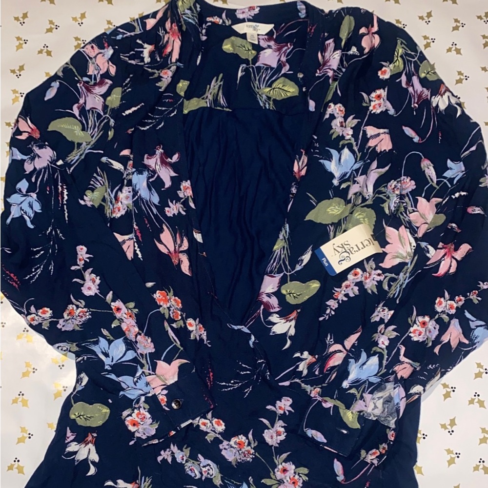 Wrap Top ( Cami with loose shirt attached) Brand New With Tags.